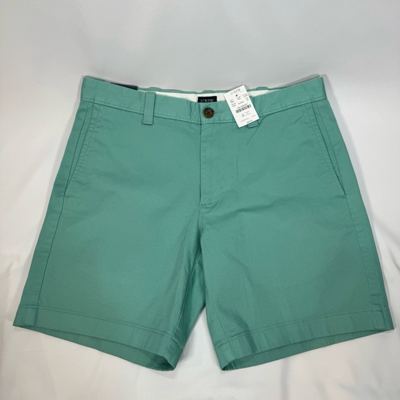 NWT New J Crew Men's Size 30 7" Stretch Chino Shorts Golf Casual Travel Stylish - Picture 3 of 5